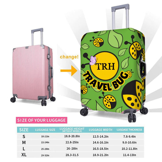 Sweety Peetie Travel Bug Custom Kids Luggage Cover & Tag Set
