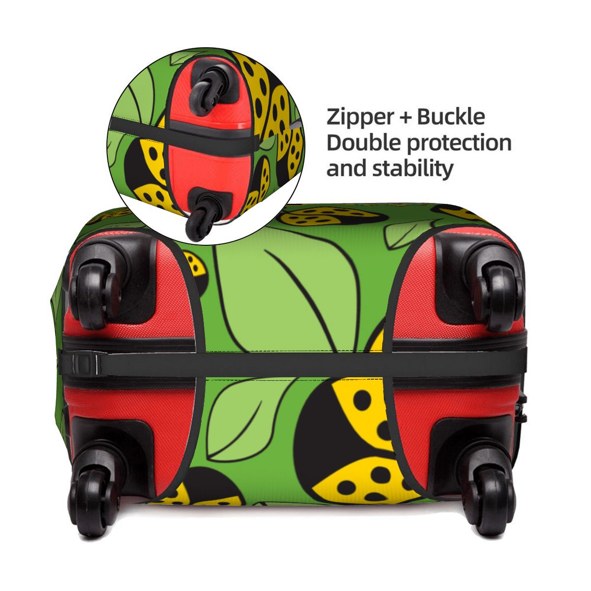 Sweety Peetie Travel Bug Custom Kids Luggage Cover & Tag Set